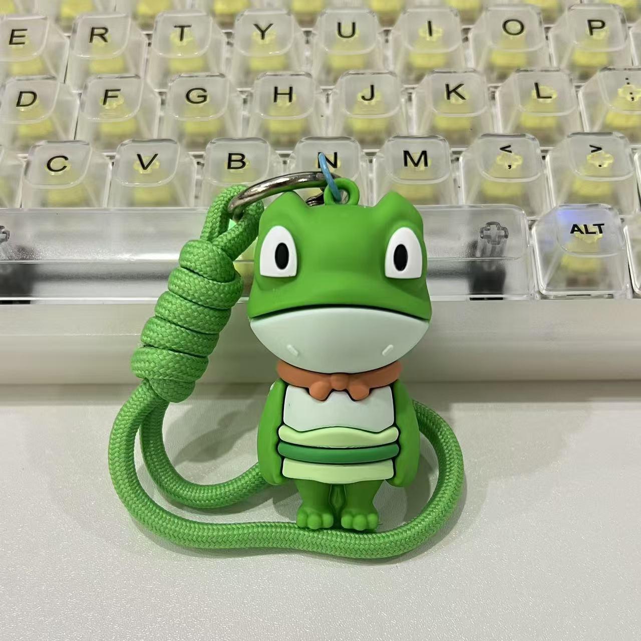 Langlang Mountain Little Pig Demon Keychain - Cartoon Monster Figure Backpack Pendant