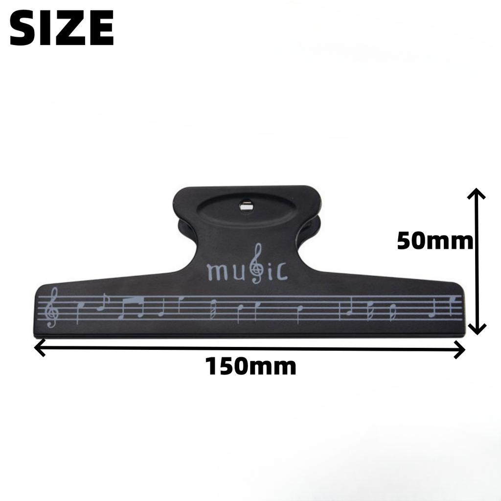 Sheet Music Clips Book Page Note Clip Music Score Fixed Clips Sheet Holder for Guitar Violin Musical Instrument Accessories