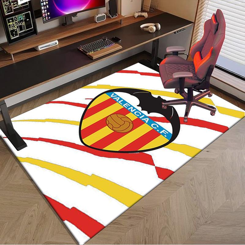 Valencia Cf Crest Design Area Rug for Office, Chair Rug, Decorative Carpet Livingroom Mat, Large Size Fan gifts Christmas gifts