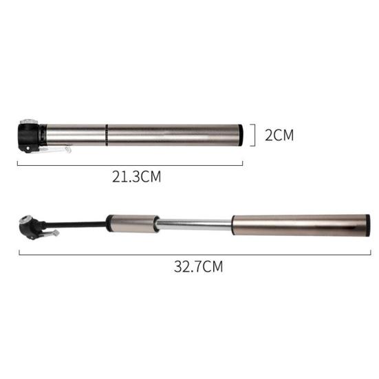 Bicycle MTB Mountain Bike High Pressure Cycling Hand Air Pump Ball Tire Inflator