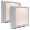 Warm White LED Night Light with Light Sensor - Auto-Off Day & Auto-On Night, European Plug