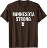 Retro Vintage Minnesota Strong With Map Flag Unisex T-Shirt
