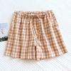 Shorts Hose Damen Baumwolle Sommer Vielseitig Vintage Locker Große Größe Freizeit Weites Bein Hosen Shorts