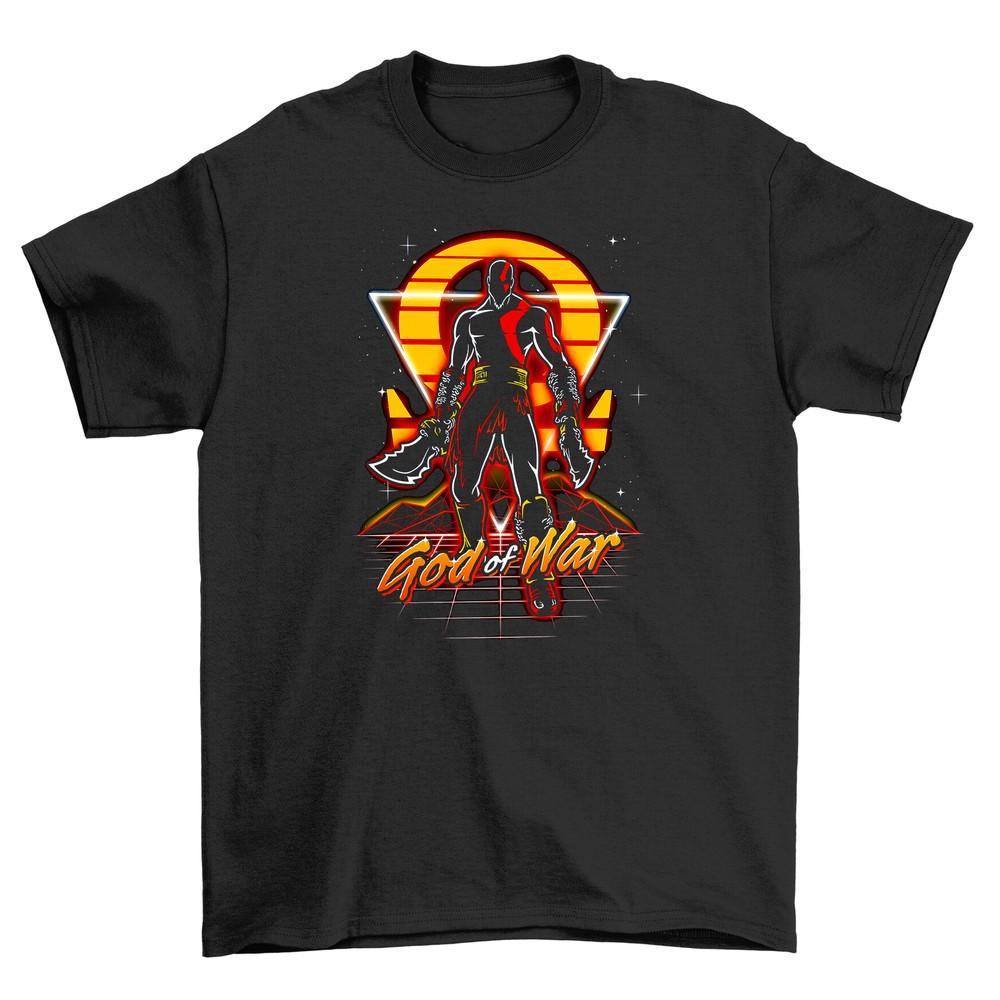Retro God War T-shirt - Blast Off In Style! Retro-inspired Design for Space Fans
