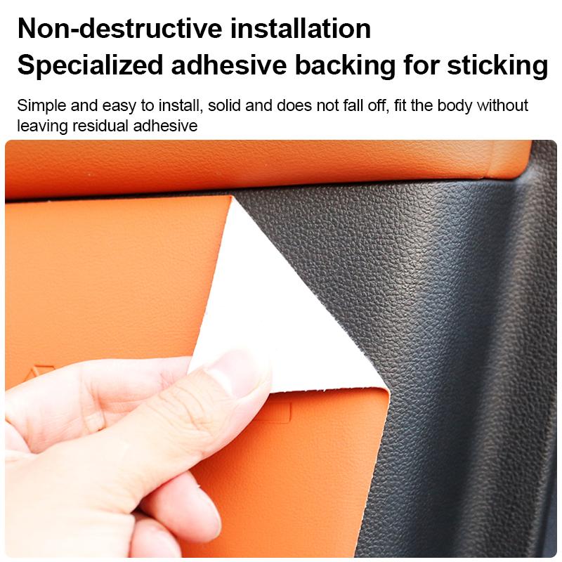 4Pcs For Haval H9 2024 2025 Car Door Leather Anti Kick Interior Side Dustproof Edge Film Pad Protector Sticker Accessories