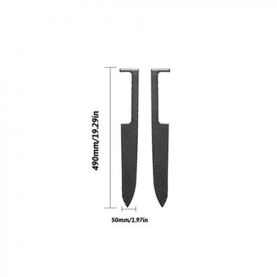 Carbon Fiber Interior Door Panel Cover Trim Sticker For Ford Mustang 2005-2009