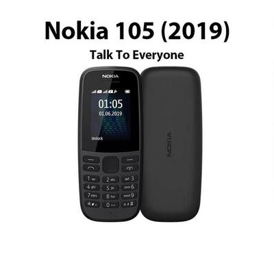 Nokia 105(2019) Fashion Phone Dual Sim 1,77 hüvelykes kijelző 4 MB memória zseblámpa Radio Fm