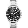 Diver Black Dial Silver Metal Men's Quartz AR11360 Watch