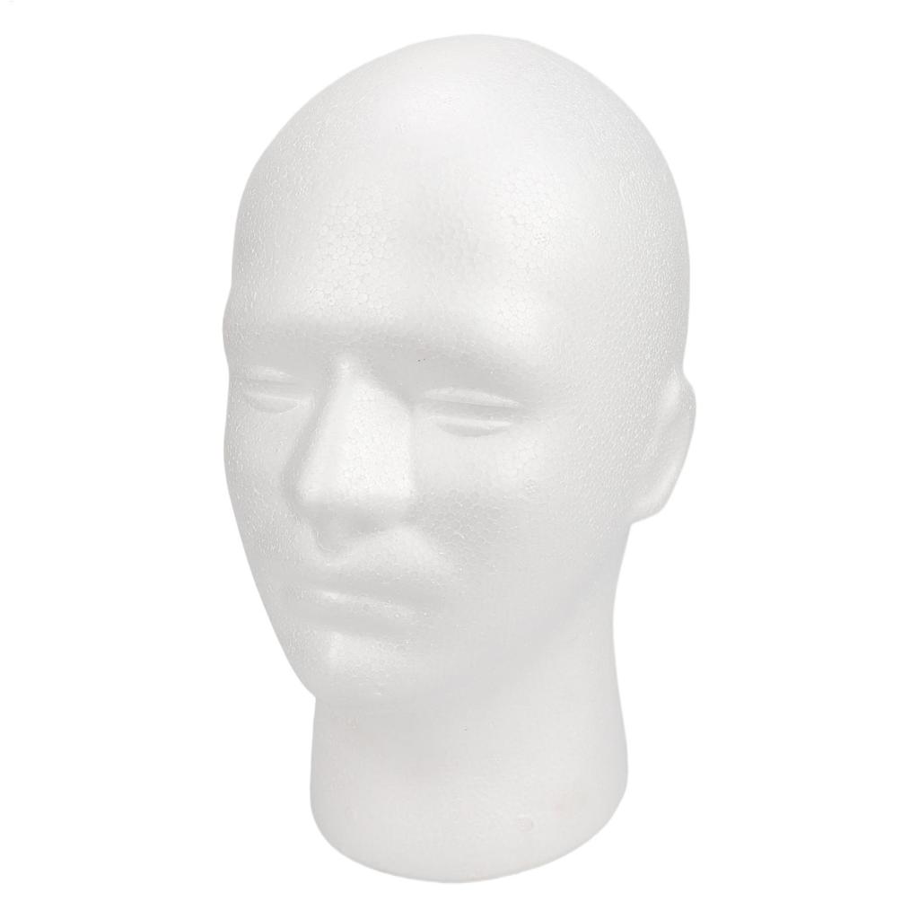 1PC Mannequin Head Men's Hats Show Model Bracket Stand Foam Practical Cap Wig Modeling Display Salon Styling Making