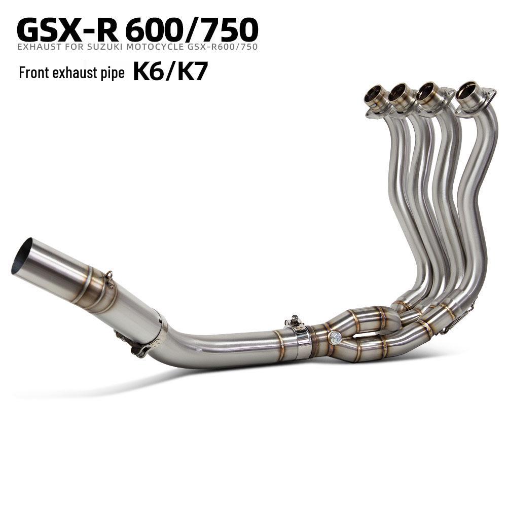 Stainless Steel Exhaust Header Pipe for GSX-R600/750 K6/K7 Motorcycle