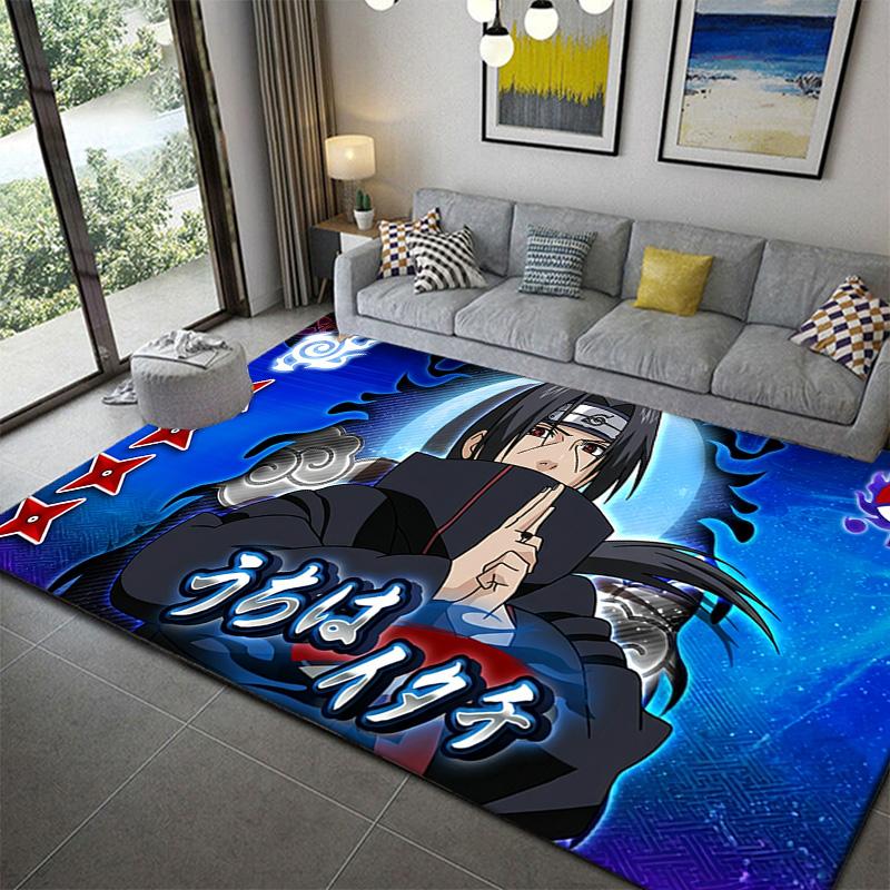 

Naruto Ninja Style Printed Rug Soft Cozy Floor Carpet for Gaming Room Home Decor 60x90cm