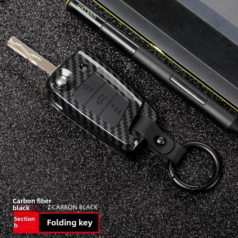 For VW Key Case for Magotan Passat Tiguan L Touareg Golf T-Roc Sagitar Car Keys Holder