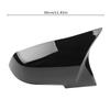 2pcsSuitable for Bmw1234DepartmentX1/F30Replaceable material versionABSHorn-style BMW rearview mirror Glossy black version