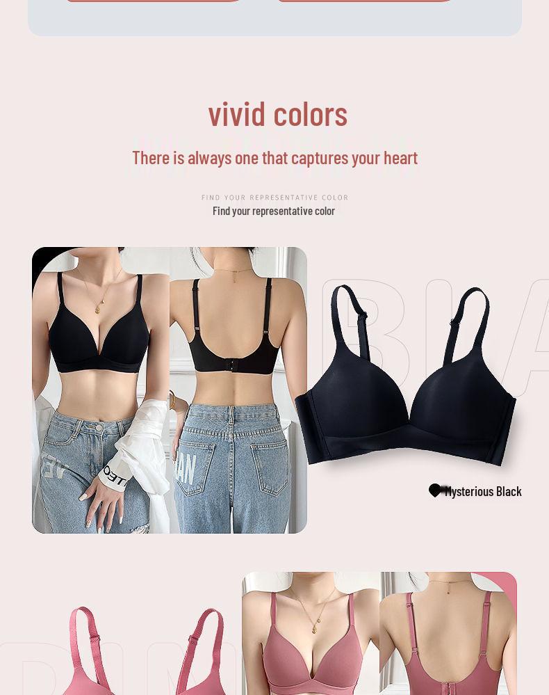 Seamless Wireless Japanese Triangle Cup Bra - Lightweight & Comfortable
