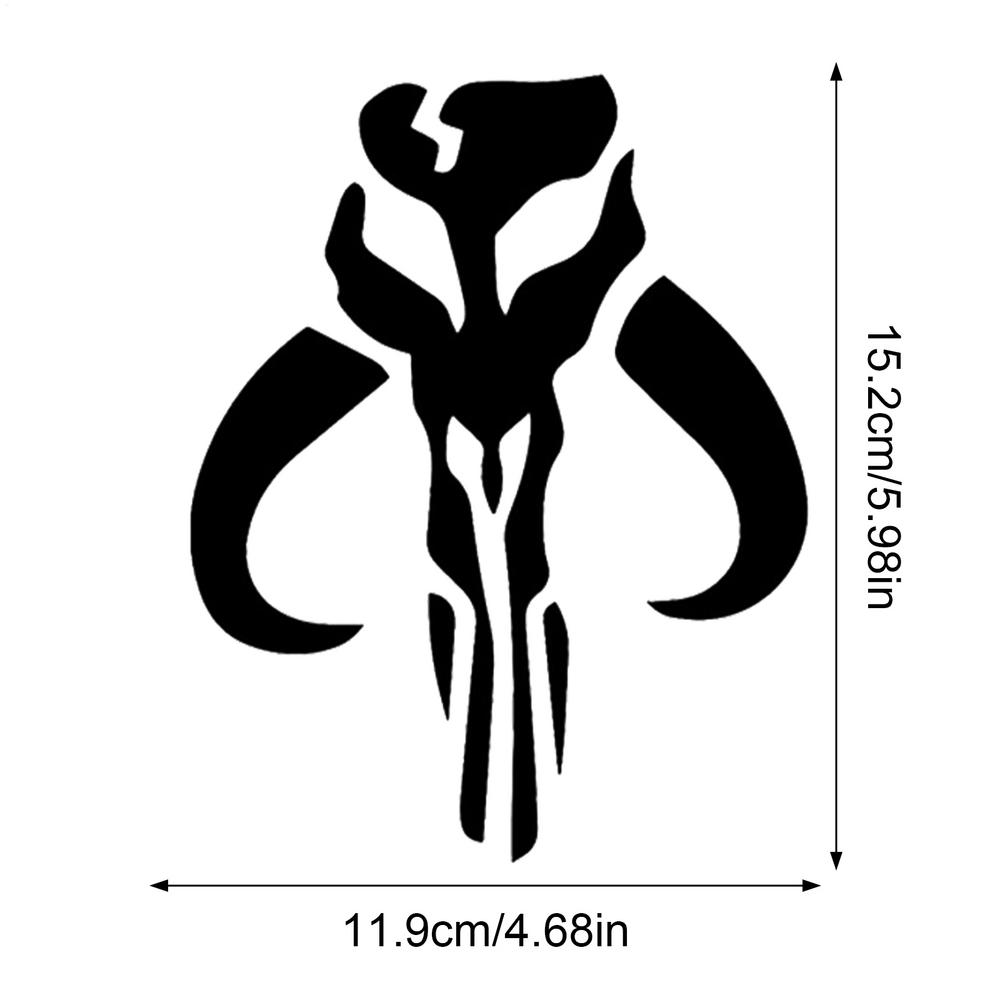 Trucks Skull Decals Gothic Motorcycle Decals for Cars Waterproof Motorcycle Stickers Decorative Halloween Skeleton Graphic чёрный