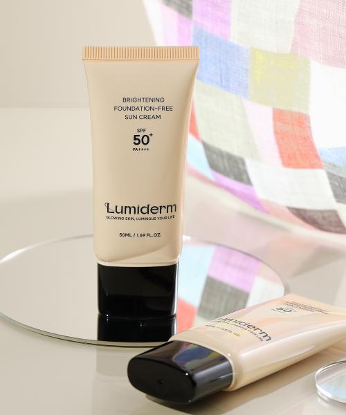 [Lumiderm] Brightening Foundation-Free Sun Cream 50ml SPF50+ PA++++ (2-Pack)