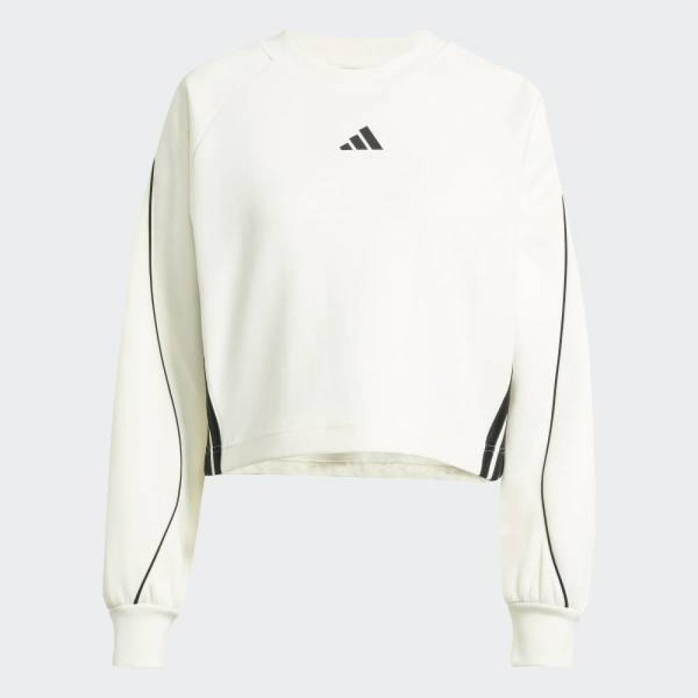 Adidas Women S Crewneck SweatShirt Stadium 3 Stripe Model