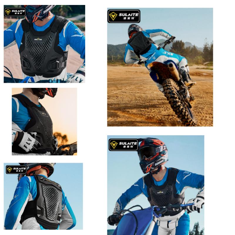 Motorcycle Riding Protective Vest Quick Release External Armor for Off-road Climbing Back Chest Guard
