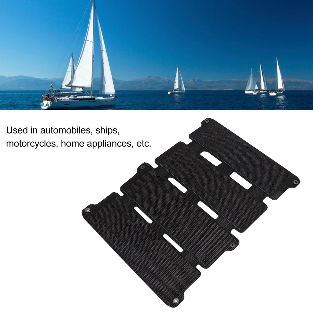 Solar Panel Folding Monocrystalline Silicon 2 USB Output Flexible ETFE Solar Panel 14W 5V