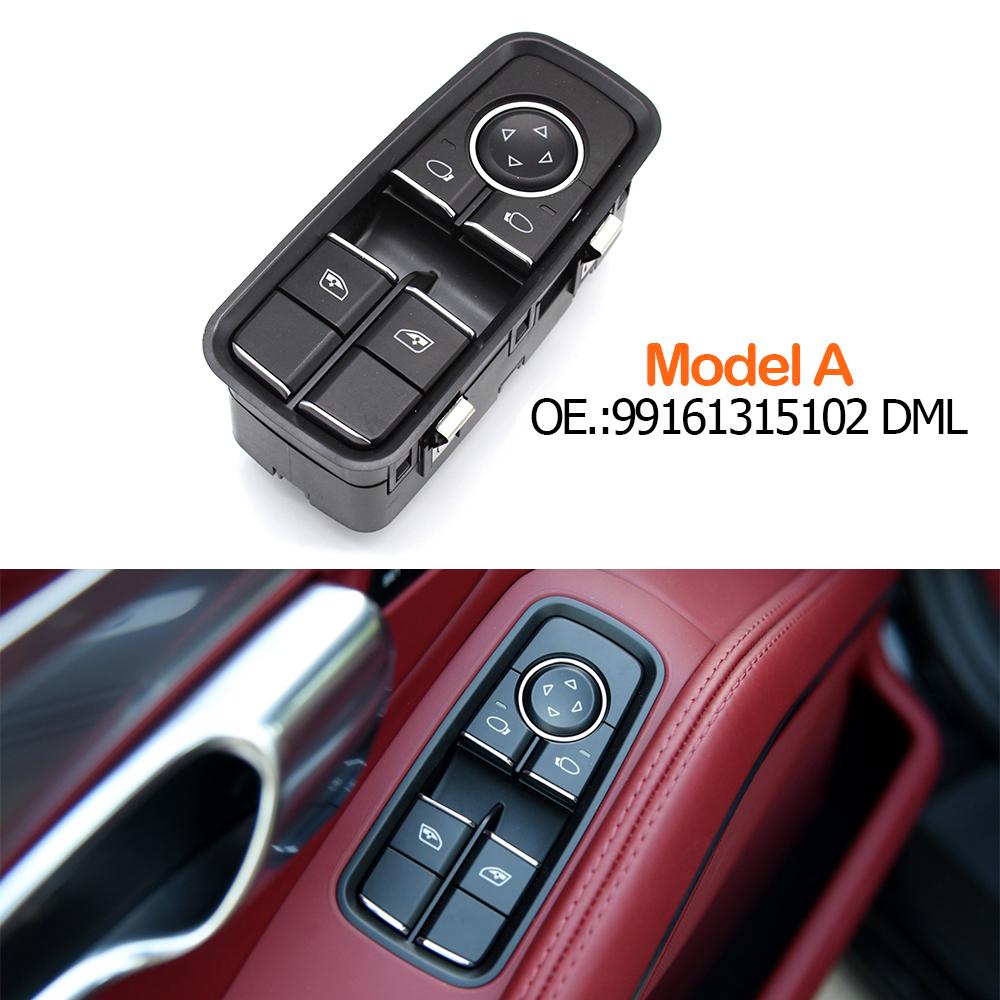 Car Electric Power Master Window Switch Control Lifter Button For Porsche Cayman Boxster 991 718 981 982 Coupe 99161315102