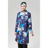 Nou Costum de baie modest musulman din 2 piese pentru femei musulmane, albastru, cu imprimeu floral, pentru plajă, acoperire completă, set costum de baie islamic cu hijab, îmbrăcăminte de plajă, costum de baie burkini