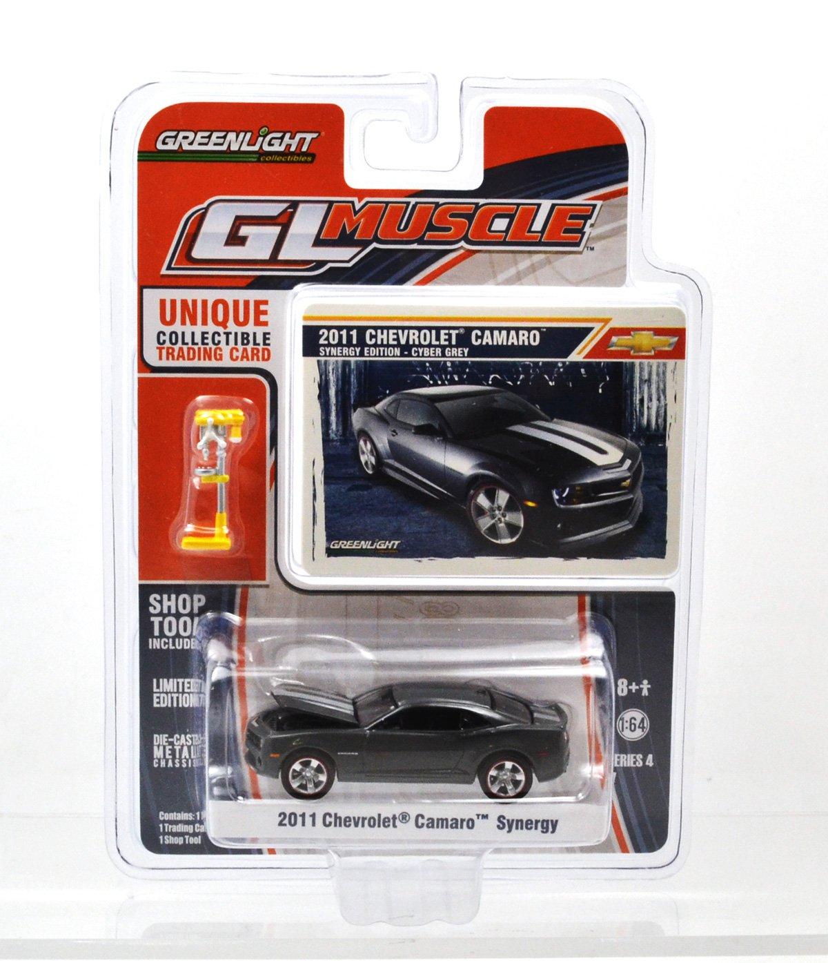 GREENLIGHT Chevrolet Camaro Мастерская Инструменты Диорама 164 GL MUSCLE 2011 Синергия (Серый) серый