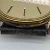 New Batteries Working Good LONGINES 960-6082 Quartz Battery Powered Square Gold Dial Stainless Steel Men's Watch 2-Hand Lightly Cleaned