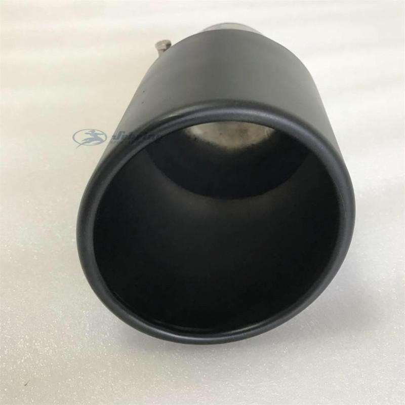Car Muffler Modified Tail Pipe Stainless Steel Black Large Caliber 115 Universal Tail Throat Matte Car Accessories Exhaust Tips