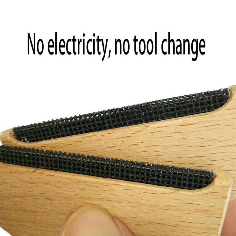 Spazzola Pettine Pulizia Portatile Rimuovi Pelucchi Pelo Legno Epilatore Maglione Cashmere Vestiti Lanuggine Tessuto Raschietto Pilling a Pompon