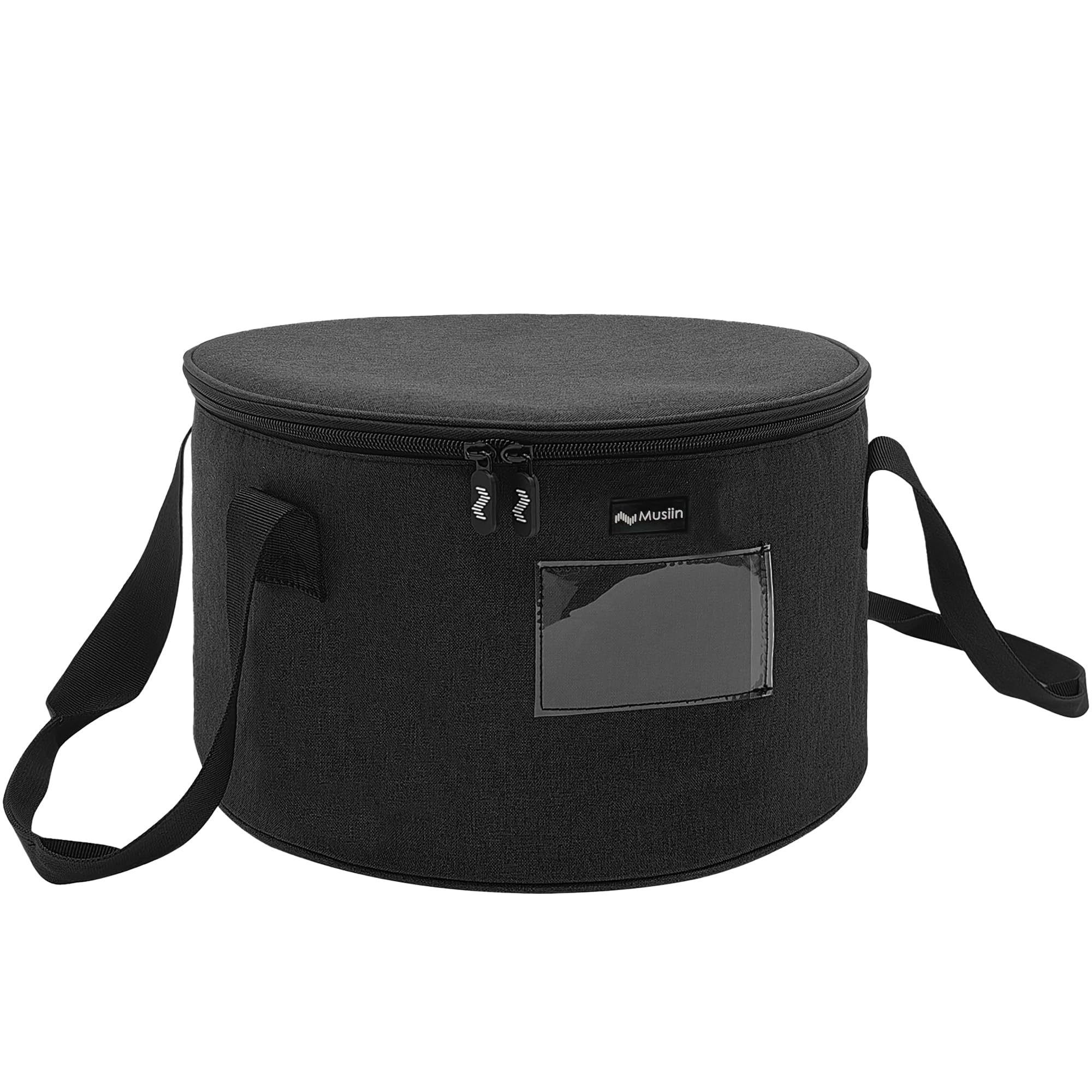 

Сумка для аксессуаров MUSIIN для гитар, бас-гитар, клавишных, барабанов, кабелей и адаптеров. Многофункциональное круглое хранилище с внутренним сетчатым карманом для