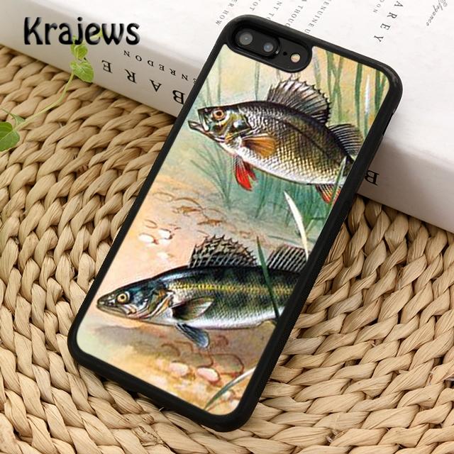 Krajews Fish Fishing Carp Funny Phone Case Cover For IPhone 18 17 Air 16 15 14 Plus 11 12 13 Pro Max Plus Coque Fundas