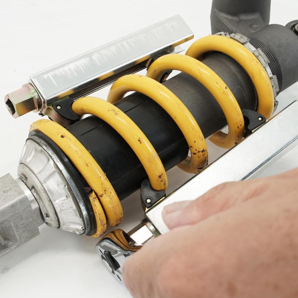 For Motorcycle Maintenance AS SHOWN Spring Compressor Shock Spring Compression Set Hand Tool Set Coil Spring Tool