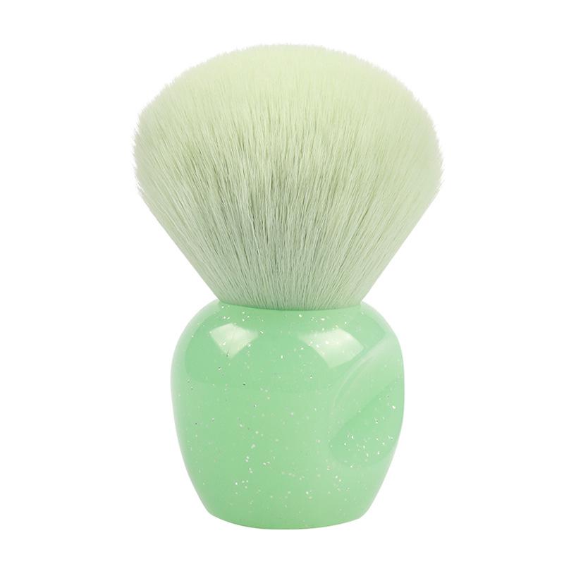 

Компактная кисть для макияжа с короткой ручкой для тональной основы, румян и пудры