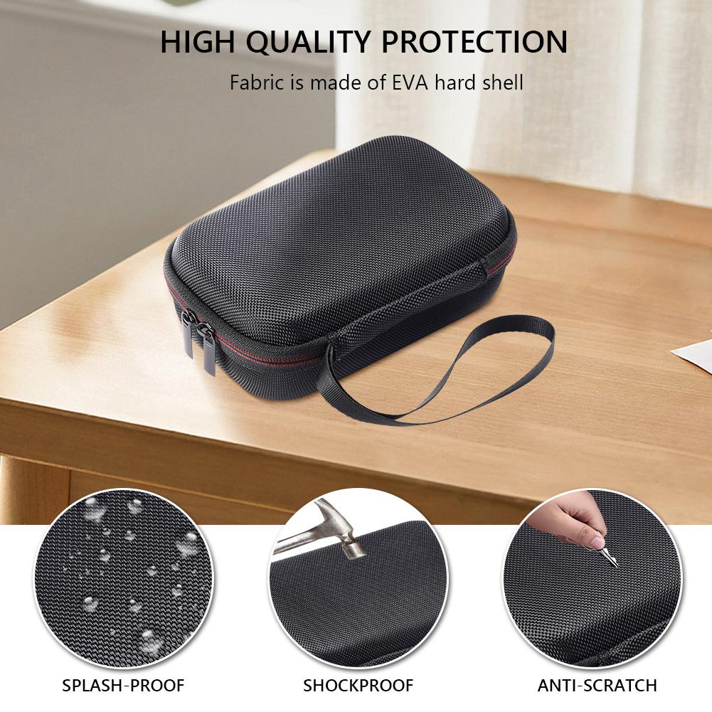 EVA Portable Travel Case Anti-Drop Travel Carrying Bag with Accessory Pocket & Hand Strap Hard Storage Case for Anbernic RG Cube
