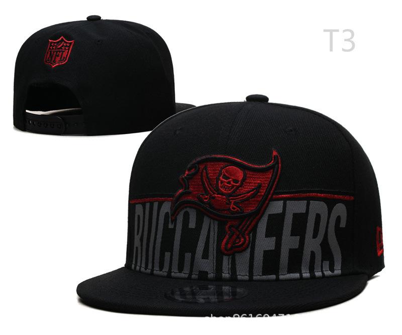 Nfl New Embroidered Buckle Cap Flat Edge American Football Team Cap Pirate Hat Visor Sa Baseball Cap