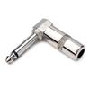 Right Angle 6.3mm Plug Double Channel Audio Cable Plug Guitar Accessaries