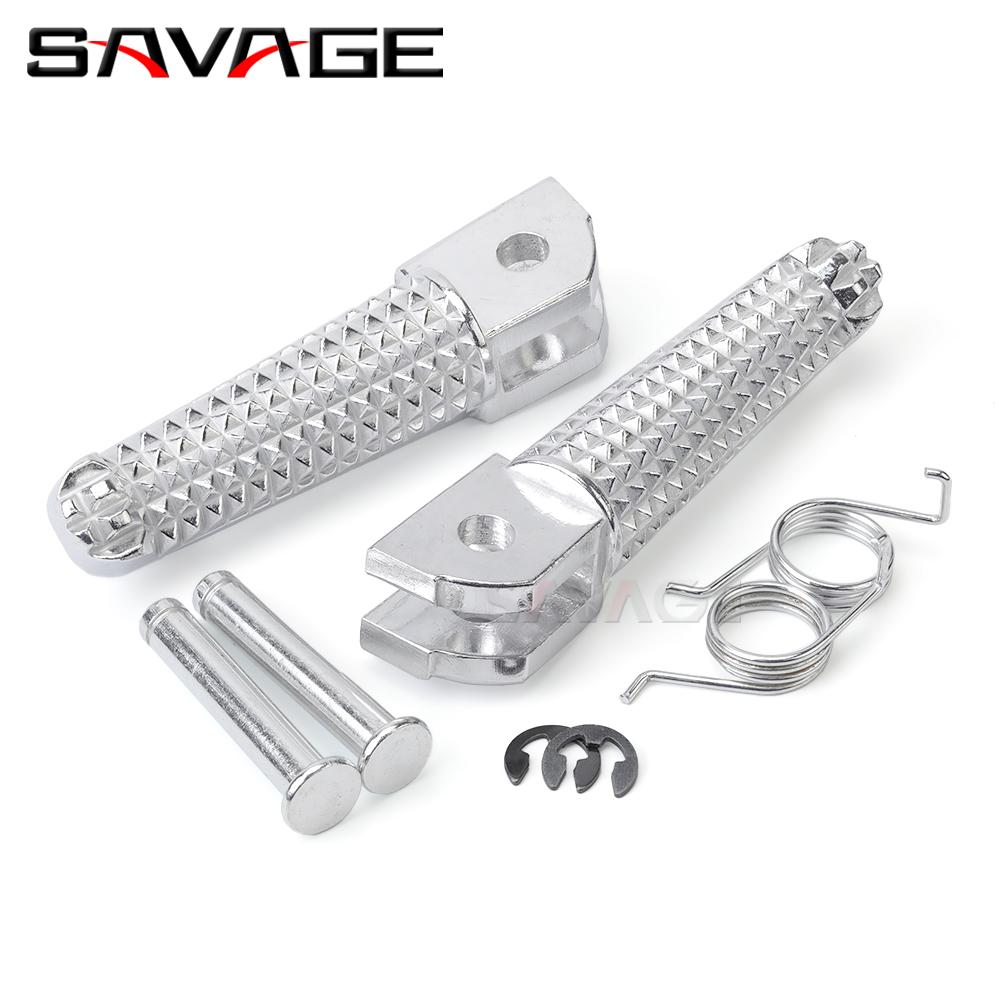 Front Footrest Foot Peg For YAMAHA YZF R125 R25 R3 MT125 MT25 MT03 MT09 FZ09 MT10 MT07 FZ6 XJ6 Motorcycle Rider Foot Rests Pedal