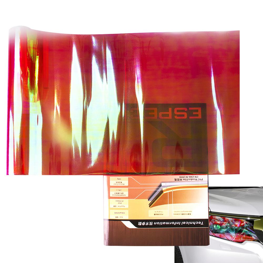 

Тонировочная пленка для задних фонарей, очень широкая, рулонная, самоклеящаяся, наклейка для тонировки задних фонарей, 11,8x70,8 дюймов, лист противотуманной пленки для