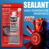 Car Black Sealant Silicone Rubber Waterproof High Temperature Resistant Automotive Gasket Sealant for Car Motorcycle Engine Seal