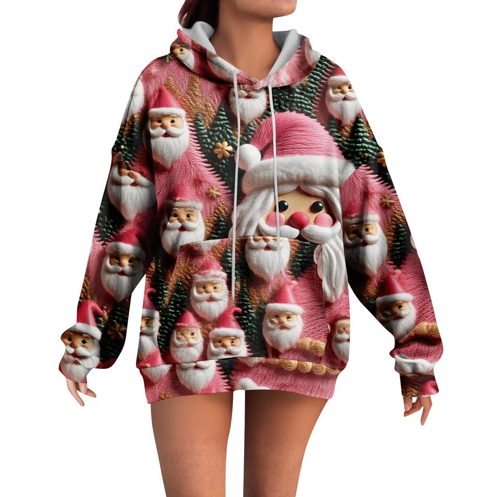 Hoodies For Women Oversized Winter Plush Cute Sweatshirts Pullover Trendy Fall Winter Clothes