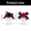 1pc Gothic Rose Skeleton Hair Clip Secure Side Clip Design Plastic Construction For Halloween Party Accessories