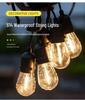 Outdoor Waterproof E27 S14 LED String Lights for Festive Atmosphere in Camp or Garden