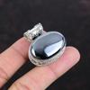 Shungite Pendant Genuine Gemstone Pendant 925 Sterling Silver Pendant Handmade Jewelry Dainty Vintage Pendant Gifts For Mom Amazing Jewelry