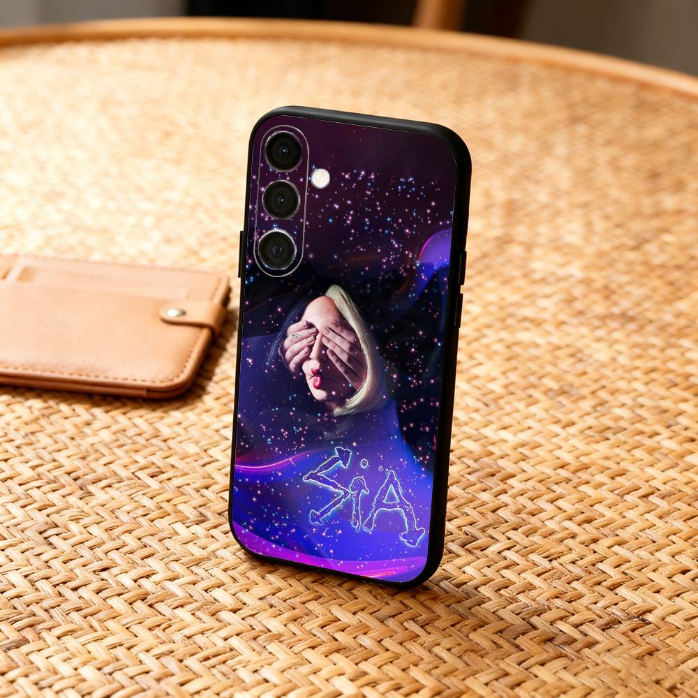 

Singer S-Sia-T-Titanium Phone Case For Samsung A73,A21s,A22,A31,A32,A52,A53,A71,A80,Soft Black Shell Samsung a41