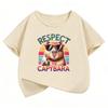 Streetwear Capybara Design T-Shirt Bedrucktes T-Shirt Sommerkleidung für Mädchen Kurzarm Tops T-Shirts Niedliche Mädchenkleidung