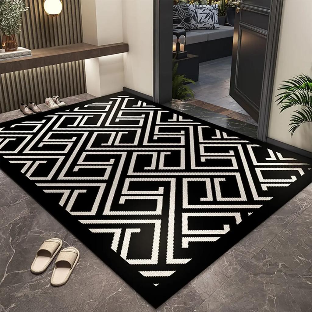 Simple entry door floor mat, entrance door foot mat, advanced gate carpet dust removal and soil door mat can be customized