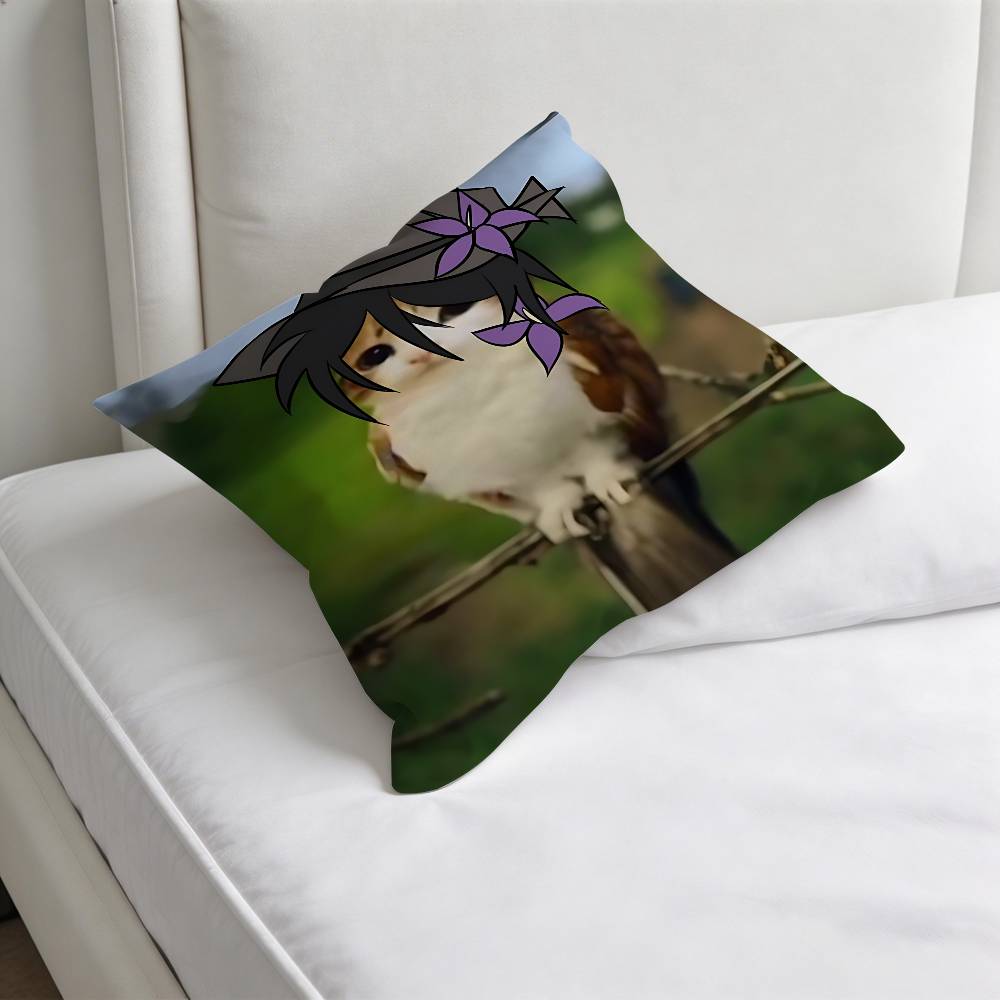 AAzure Time FForsaken Cute Decorative Square Pillow Cover Soft Comfortable Pillow Case Sofa Bed Home Decoration