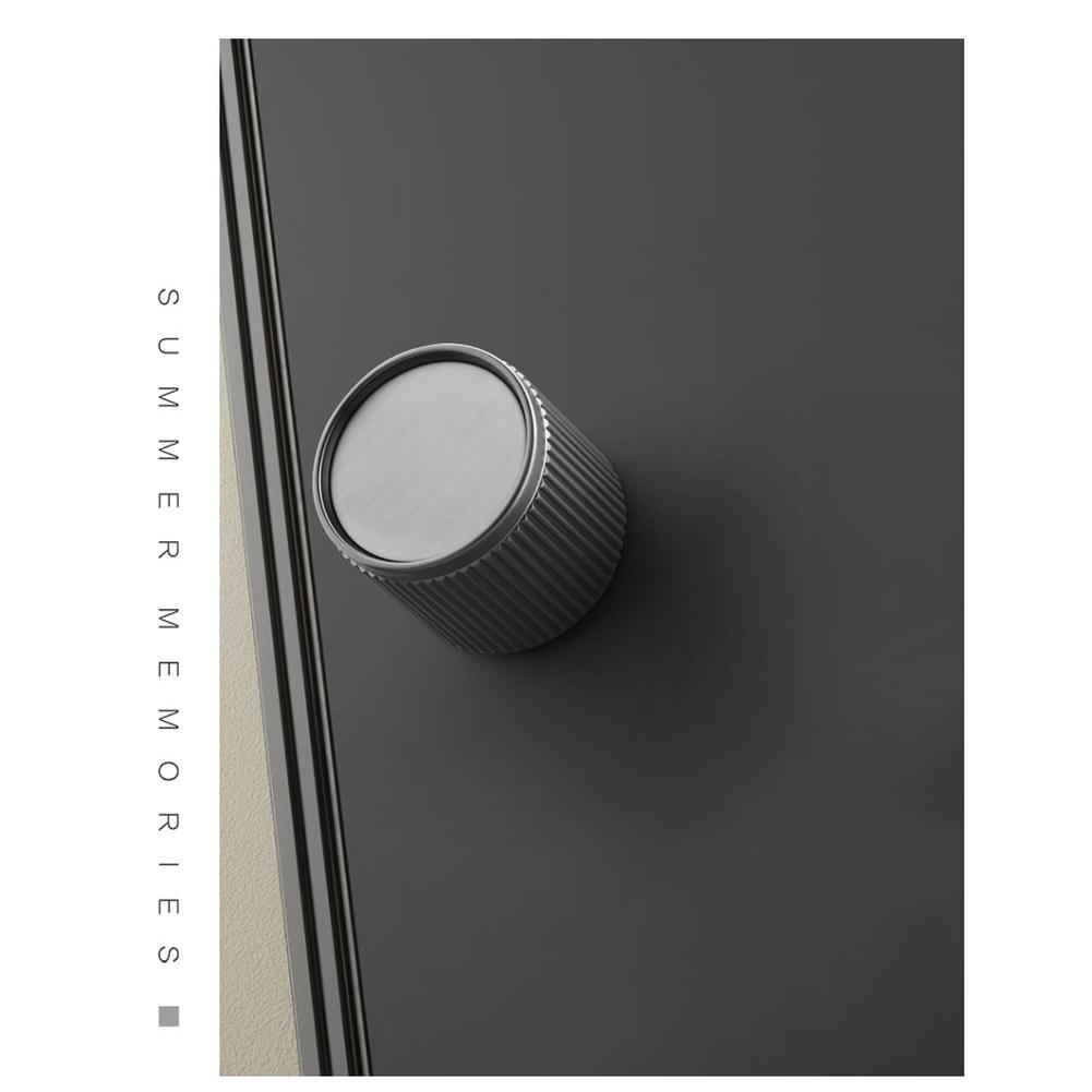 1PC Lock 55x50mm Door Lock Concealed Door Single Sided Locks Zinc Alloy Modern Minimalist Handle Locks Home Doors Hardware