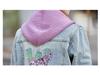 Women's Hooded Loose Denim Jacket - Spring 2025 Fashion (HJ2509)
