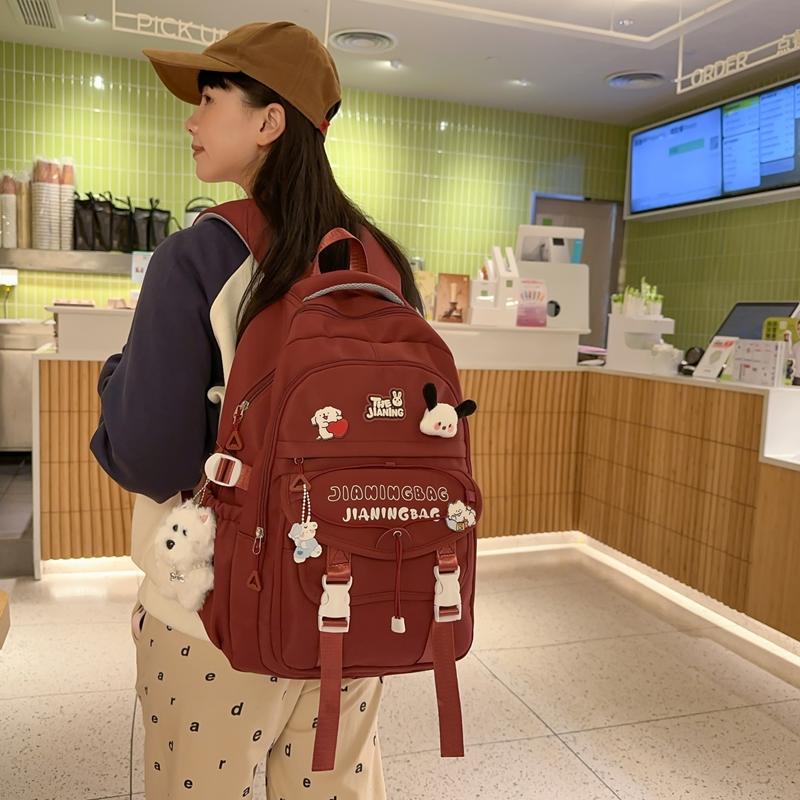 Junior High School Students Large Capacity Schoolbag Senior High School Student Backpack Computer Travel Backpack